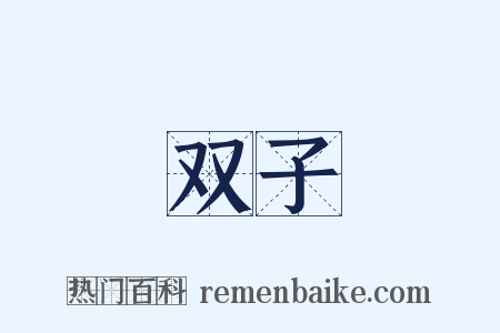 双子是什么意思的图片